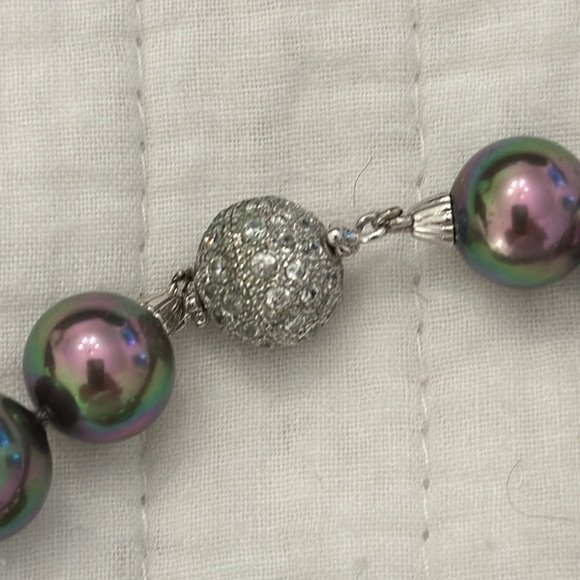 Majorica Necklace & Bracelet Screw closure on both Bracelet Vintage - Picture 3 of 7